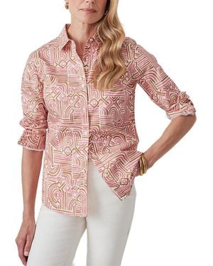 J.McLaughlin J. Mclaughlin Lois Blouse - Pink