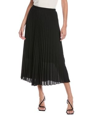Nicole Miller Accordion Pleated Skirt - Black