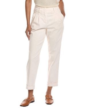 Peserico Pleated Trouser - Natural