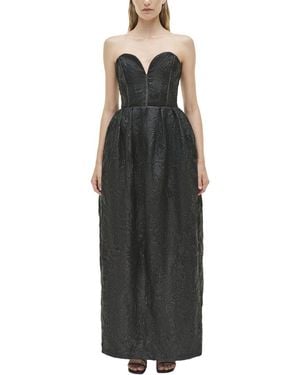 Jonathan Simkhai Adeena Bustier Gown - Black