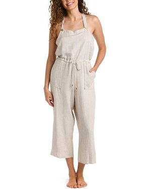 La Blanca Jumpsuit Coverup - Natural