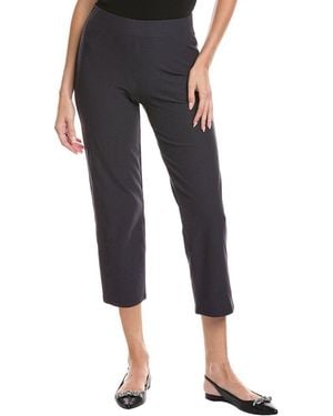 Eileen Fisher Petite Straight Ankle Pant - Black