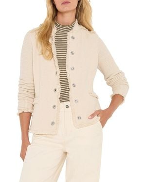 NIC+ZOE Nic+Zoe Fringe Jacket - Natural
