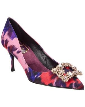 Roger Vivier Grosgrain Pump - Pink
