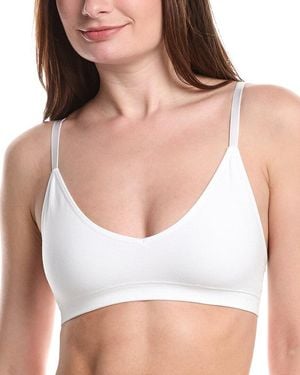BAM 2Pk Seamless Triangle Bra - White