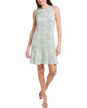 Tommy Bahama Darcy Lux Leo Flounce Dress - Grey
