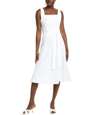 Natori Textured Jacquard Maxi Dress - White