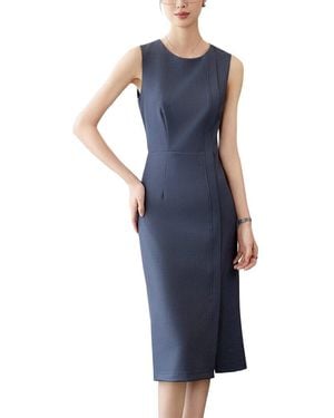 Adelin May Midi Dress - Blue