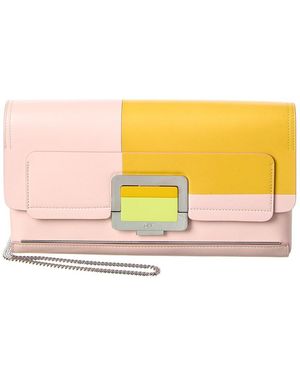 Roger Vivier Leather Crossbody - Yellow