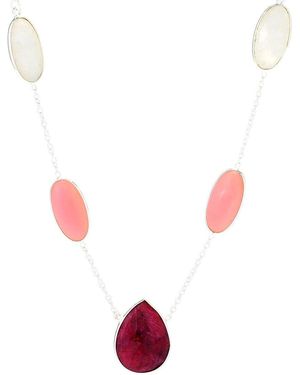 Samuel B. Ruby, Opal & Moonstone Necklace - Pink