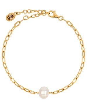 Karma and Luck Zodiac Plated 4 Mm Beaded Bracelet - Metallic