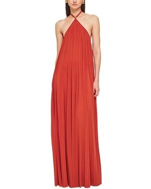 Ronny Kobo Crystal Maxi Dress - Red