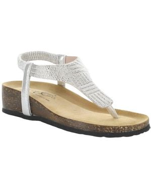 Bos. & Co. Bos. & Co. Lila Synthetic Sandal - White