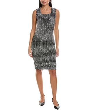 St. John Donna Wool-Blend Sheath Dress - Black