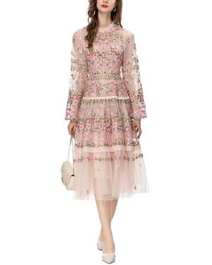 LIONELLO SALVI Midi Dress - Pink