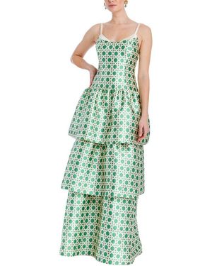 mestiza Ellison Convertible Gown - Green