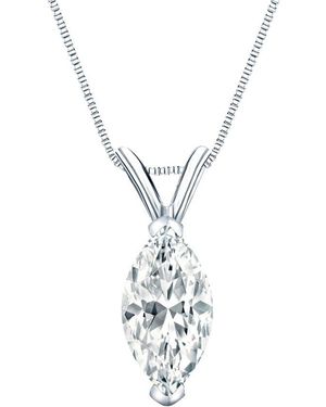 Sabrina Designs Lab Grown Diamonds 14K 1.50 Ct. Tw. Lab-Grown Diamond Solitaire Pendant - White