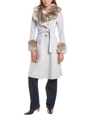 Via Spiga Wool-Blend Jacket - White