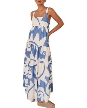 Silvia Rufino Maxi Dress - Blue