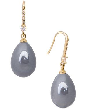 Saachi Coloured Pearl Dangle Earrings - Blue