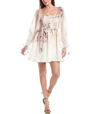 En Saison Charlotte Mini Dress - White