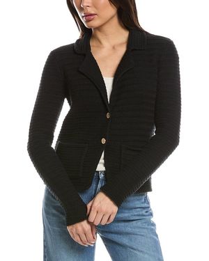 FRAME The Crochet Blazer - Black