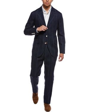 Brunello Cucinelli 2Pc Linen Suit - Blue