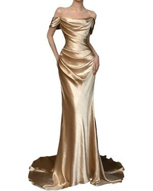 Linda Charm Maxi Dress - Natural