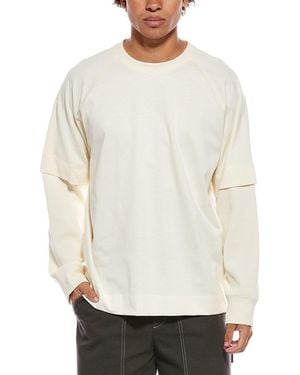 Helmut Lang Double Layer Waffle T-Shirt - White