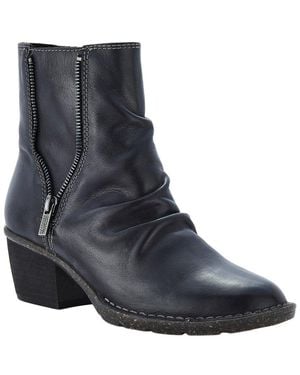Clarks Kastela Zip Leather Boot - Black