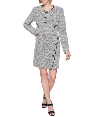KARL LAGERFELD Abstract Jacket - Gray