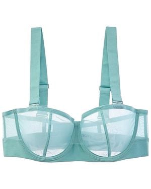 DKNY Sheers Convertible Unlined Bra - Blue