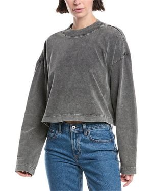 The Upside Soho Cropped Top - Gray
