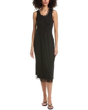 3.1 Phillip Lim Ribbed Jersey Tank Dress - Black