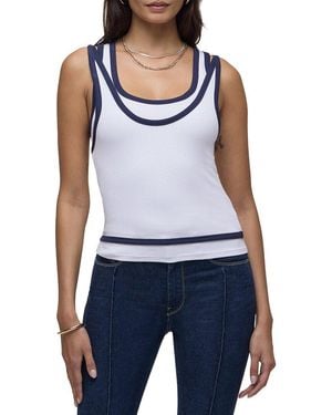 Hudson Jeans Layered Tank Top - Blue
