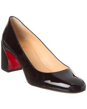 Christian Louboutin Miss Sab 55 Patent Pump - Black