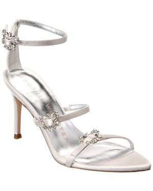 Sophia Webster Grace Mid Satin Sandal - White
