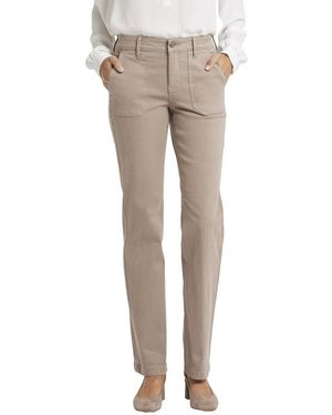 NYDJ Petite Marilyn Country Oak Straight Leg Jean - Natural