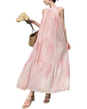 LEON GORI Midi Dress - Pink