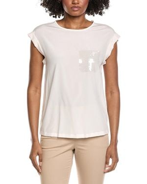 Peserico Silk-Blend Blouse - White