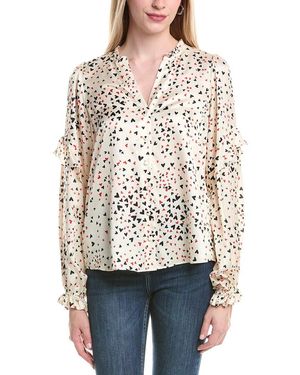 Hale Bob Silk-Blend Top - White