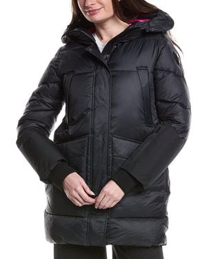 Pajar Mid-Length Quilted Parka Puffer - Black