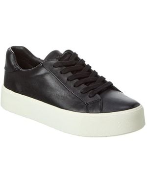 Vince Benfield Leather Sneaker - Black