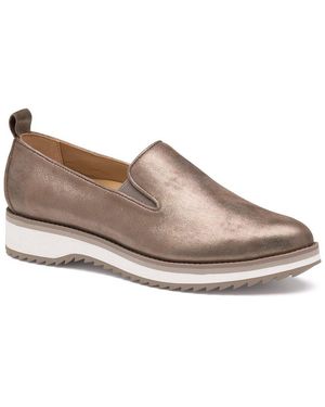 Johnston & Murphy Ulyssa Suede Loafer - White