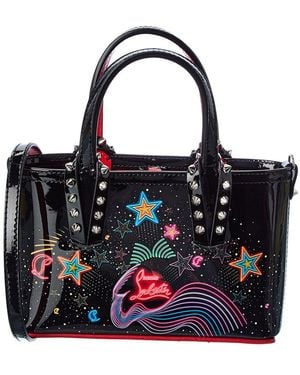 Christian Louboutin Cabata Nano Patent Tote - Black