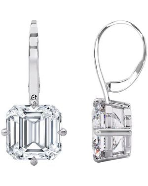 Lab Grown Diamonds 14K 8.00 Ct. Tw. Lab-Grown Diamond Earrings - White