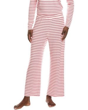 Z Supply Luxe Stripe Pant - Pink