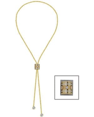 Gabi Rielle 14k Over Silver Cz Flower Necklace - Metallic