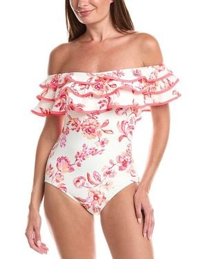 Kate Spade Ruffle One-Piece - Red