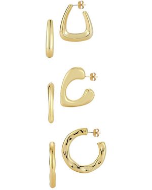 Glaze Jewelry Plated Earrings - Metallic